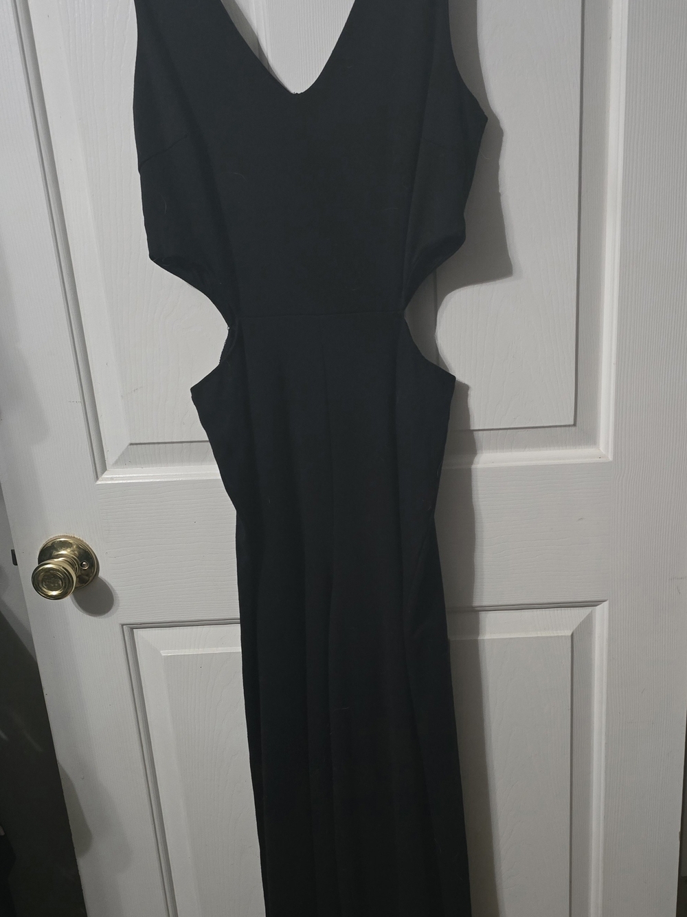 Black Cutout Romper - Women